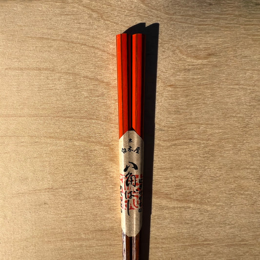 Kyoto Octagonal Chopsticks, Orange