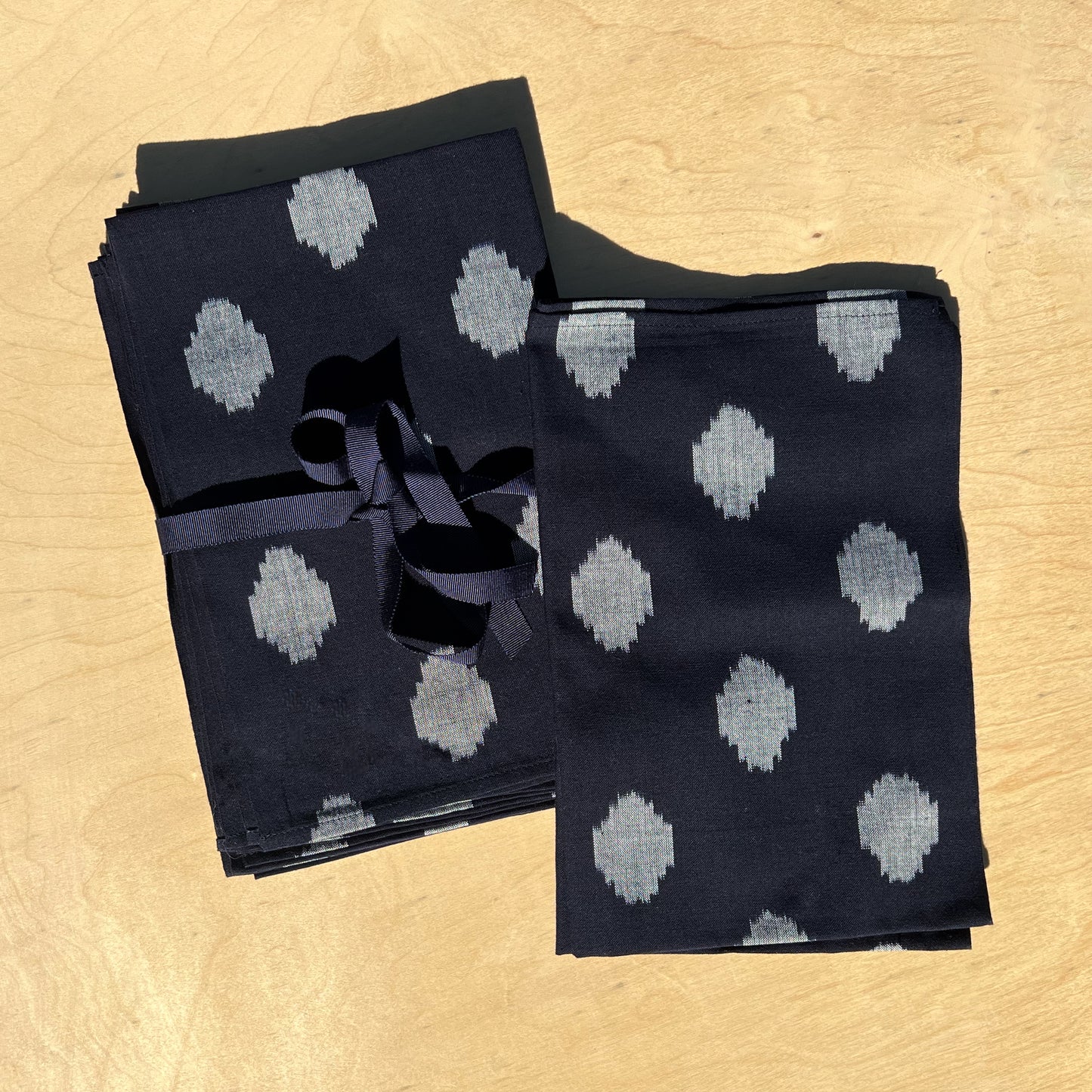 Kasuri Table Napkins, Large Dots